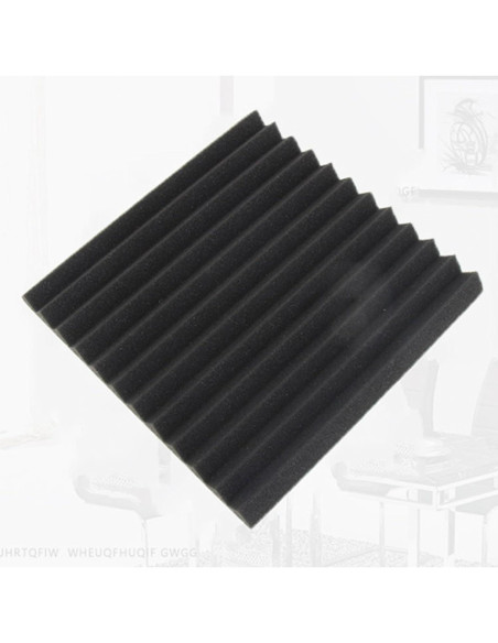 Panel Acústico 30x30cm Negro ABS JinGuoZiLP - Aislante Sonido