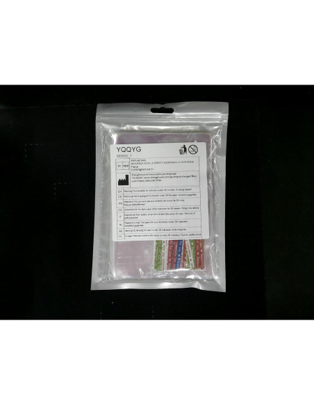 100 Bolsas de Celofán Iridiscentes con Cintas 15x10cm