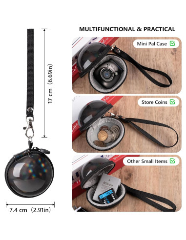 Funda Dura EVA para Cámara Fujifilm Instax PAL - Negra