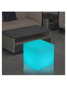 Silla Cubo LED Recargable Blisiour 30 cm Control Remoto