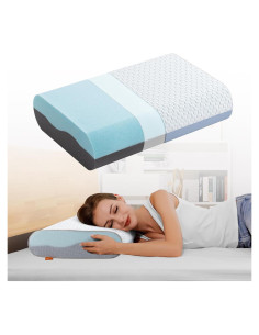 Almohada Viscoelástica Maxzzz con Gel Refrigerante 61x40cm
