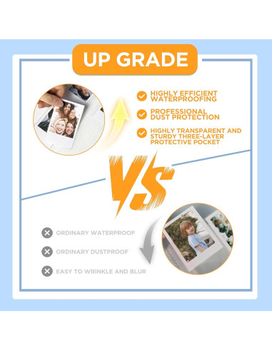 Álbum de Fotos Holoary Rosa 128 Bolsillos para Instax Mini