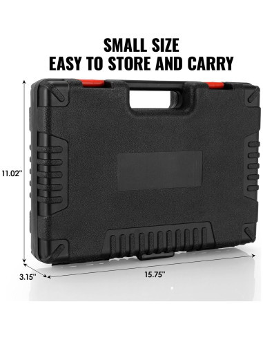 Kit de Herramientas TLGREEN 218 Piezas con Estuche Rojo