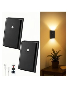 Apliques de Pared Inalámbricos Eneru con Sensor de Movimiento - Paquete de 2