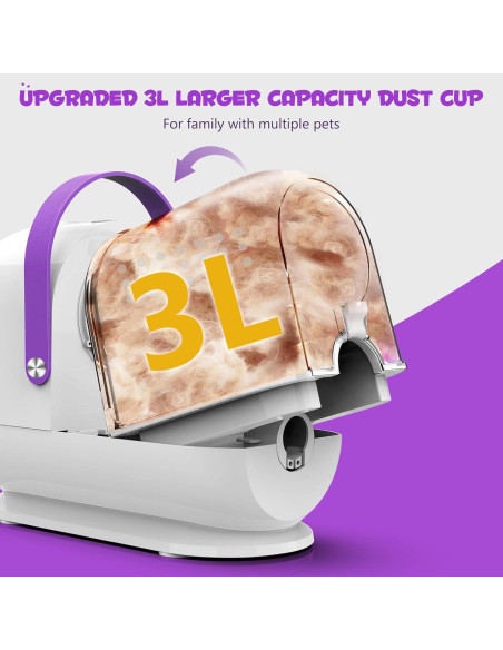 Kit de Aseo para Mascotas Homeika Pro con Aspiradora 3L