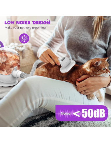 Kit de Aseo para Mascotas Homeika Pro con Aspiradora 3L