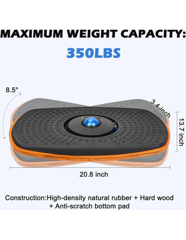 Alfombrilla Antifatiga Ergohead con Tablero de Equilibrio 360