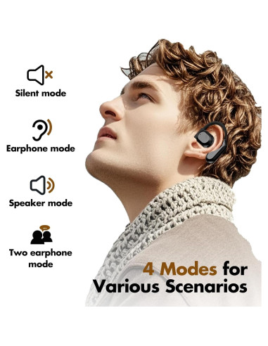 Auriculares de Traducción AI Plubedo Inalámbricos Negro 144 Idiomas