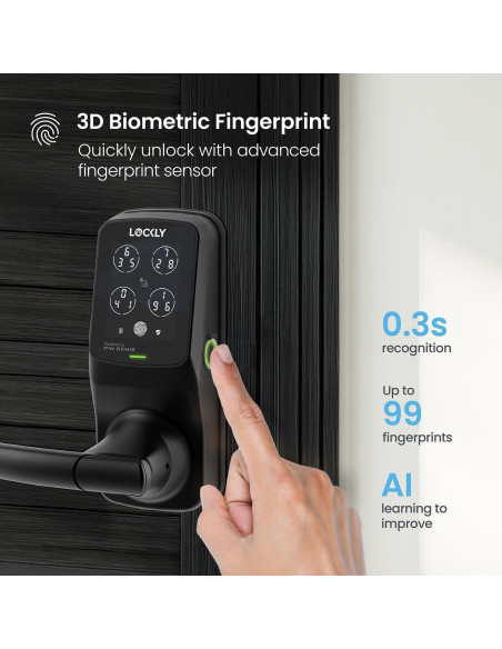 Cerradura Inteligente Lockly Secure Plus Bluetooth Huella