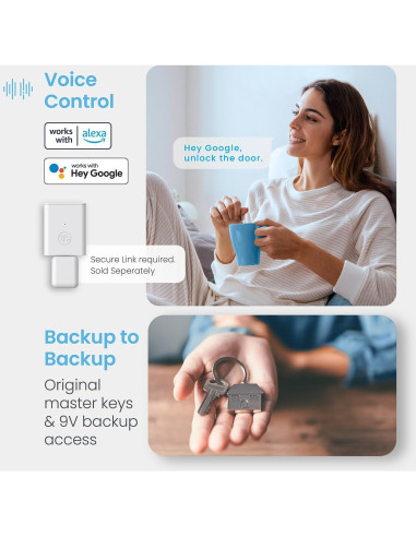 Cerradura Inteligente Lockly Secure Plus Bluetooth Huella