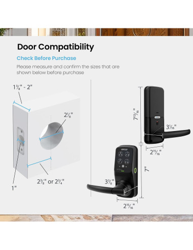 Cerradura Inteligente Lockly Secure Plus Bluetooth Huella