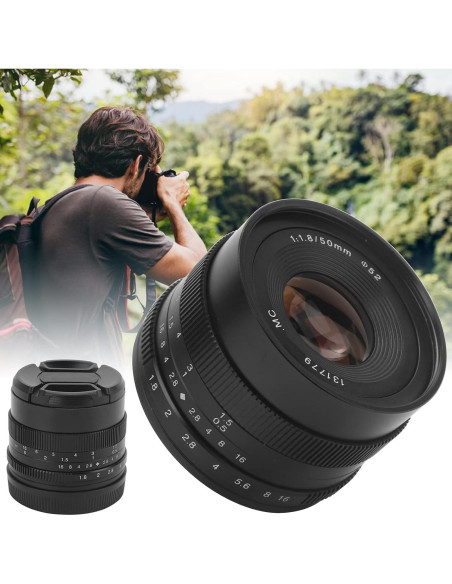 Lente 50mm F1.8 para Fujifilm XT4/XS10/XT3/XT30 - Profesional