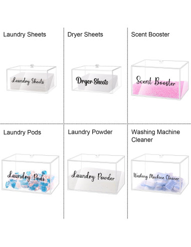 Conjunto de Contenedores de Lavandería VOTLEVT - 2 Piezas