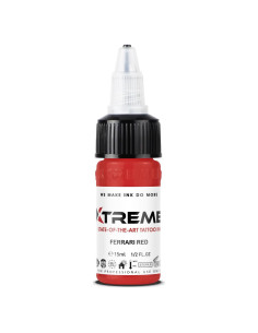 Tinta de Tatuaje Xtreme Rojo Ferrari 14.79 ml a Base de Agua