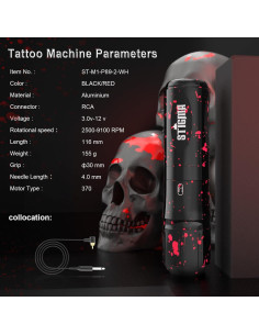Kit de Tatuaje Inalámbrico STIGMA 2025 con Batería 1400 mAh 2