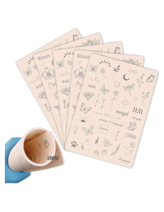 Piel de Práctica para Tatuaje Guapa 3mm Doble Cara Rosa