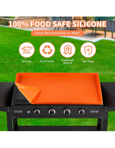 Alfombrilla de Silicona para Plancha Blackstone 45.72x40.64cm