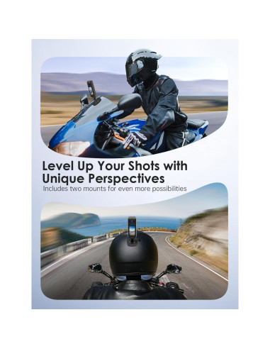 Soporte Adhesivo Flexible Maectech para Cámaras de Acción - 2 Pcs