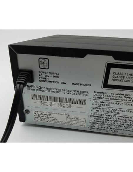 Grabador DVD y VCR Magnavox ZV450MW8 con Sintonizador Digital