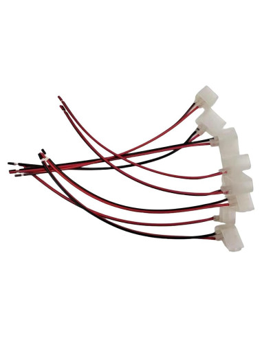 Conectores sin soldadura LED 12V para cuerda 6x12mm - 10pcs