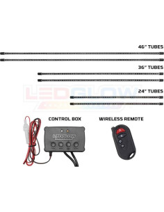 Kit de Iluminación LEDGlow Bajo Carrocería 6 Piezas Multicolor 2
