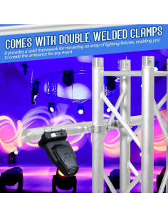 Tubo de Truss de Aluminio 101.6 cm con Doble Abrazadera 2