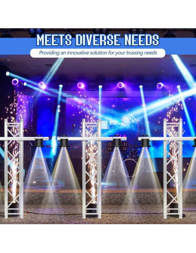 Tubo de Truss de Aluminio 101.6 cm con Doble Abrazadera