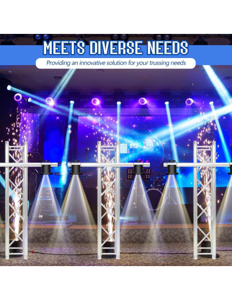 Tubo de Truss de Aluminio 101.6 cm con Doble Abrazadera