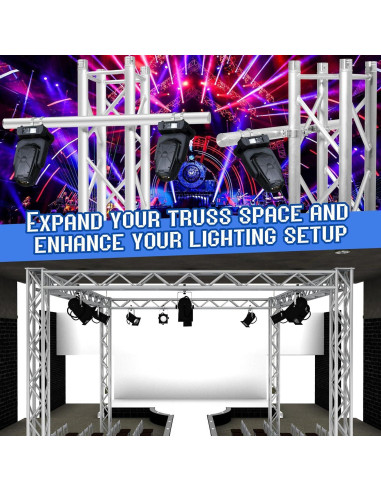 Tubo de Truss de Aluminio 101.6 cm con Doble Abrazadera