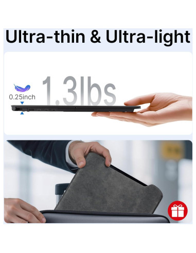 Extensor de Pantalla Portátil AOKER S8 35.56cm FHD IPS