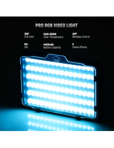 Luz de Video RGB NEEWER RGB176 con Batería 4300mAh LED 2