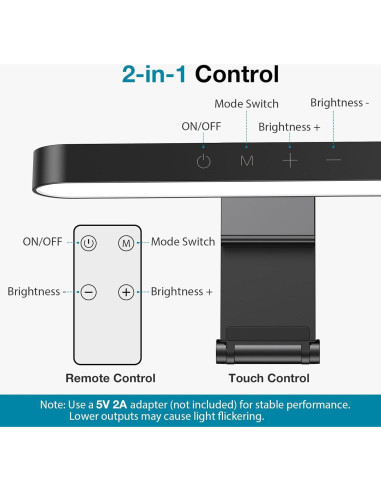 Luz de Conferencia InnoGear LED para Videollamadas con Control Remoto
