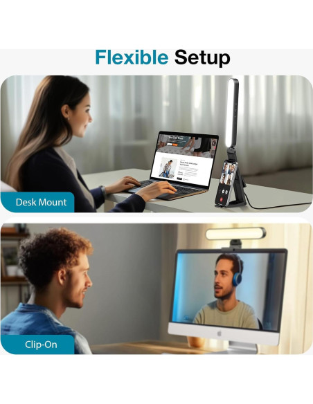 Luz de Conferencia InnoGear LED para Videollamadas con Control Remoto