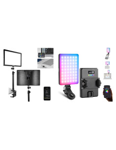 Luz LED Neewer GL1 PRO 39.37 cm para Streaming y Grabación