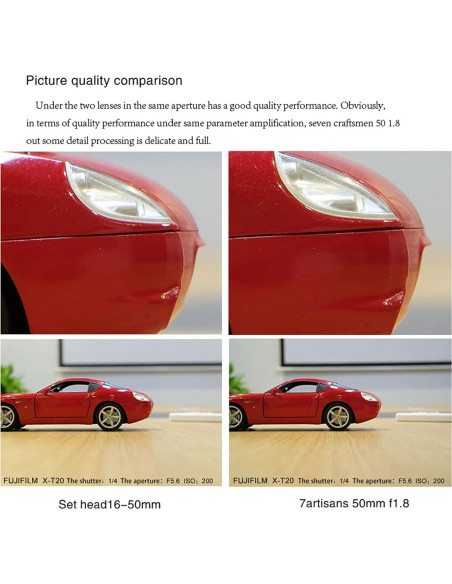 Lente 50mm F1.8 para Fujifilm XT4/XS10/XT3/XT30 - Profesional