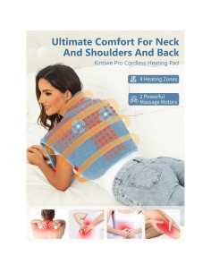 Almohadilla Calefactora Portátil Kintiwe Pro 12V con Masaje 2