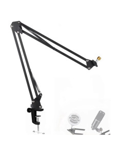 Brazo de Micrófono Ajustable Snowball y Audio-Technica