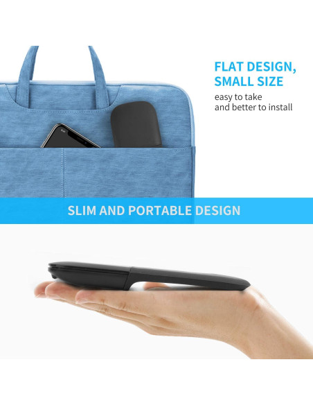 Ratón Inalámbrico Plegable Gong Fang Hua M53 Negro 2.4G USB