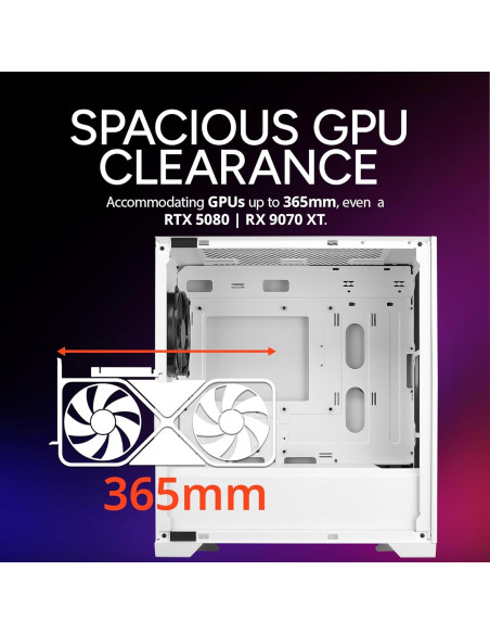 Caja de PC Cooler Master Elite 301 Lite Blanca Micro-ATX