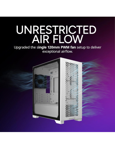 Caja de PC Cooler Master Elite 301 Lite Blanca Micro-ATX