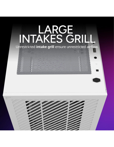 Caja de PC Cooler Master Elite 301 Lite Blanca Micro-ATX