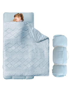 Mats de Siesta VIVILINEN Azul 140x58 cm con Almohada