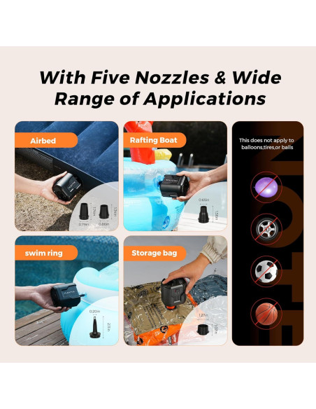 Bomba de Aire Eléctrica FLEXTAILGEAR EVO 3 5kPa 1000L/min