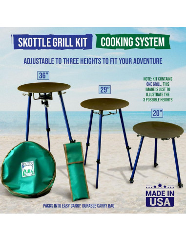 Kit de Cocina Skottle TemboTusk con Patas Ajustables 2023