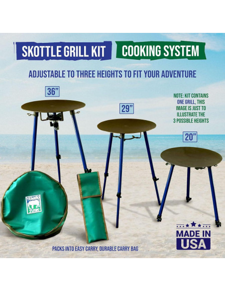 Kit de Cocina Skottle TemboTusk con Patas Ajustables 2023