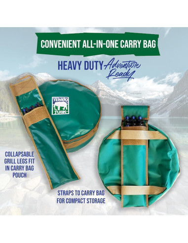 Kit de Cocina Skottle TemboTusk con Patas Ajustables 2023