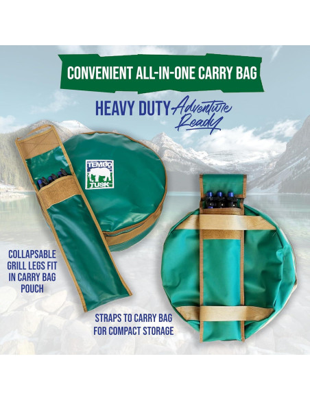 Kit de Cocina Skottle TemboTusk con Patas Ajustables 2023