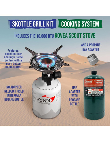 Kit de Cocina Skottle TemboTusk con Patas Ajustables 2023