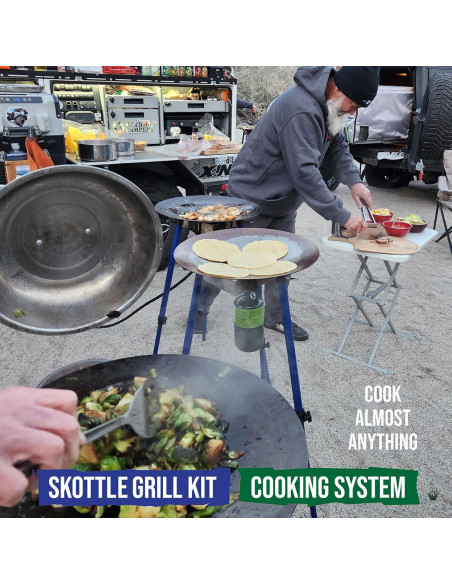 Kit de Cocina Skottle TemboTusk con Patas Ajustables 2023