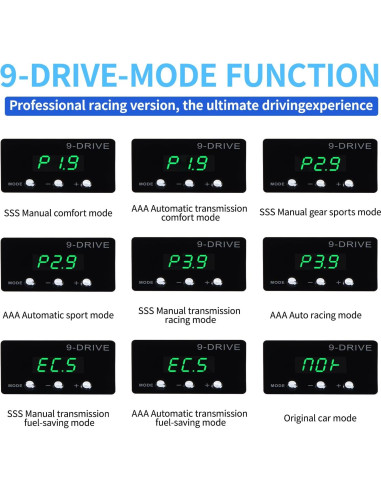 Controlador de Acelerador Electrónico YIBEICO 805 - 9 Modos